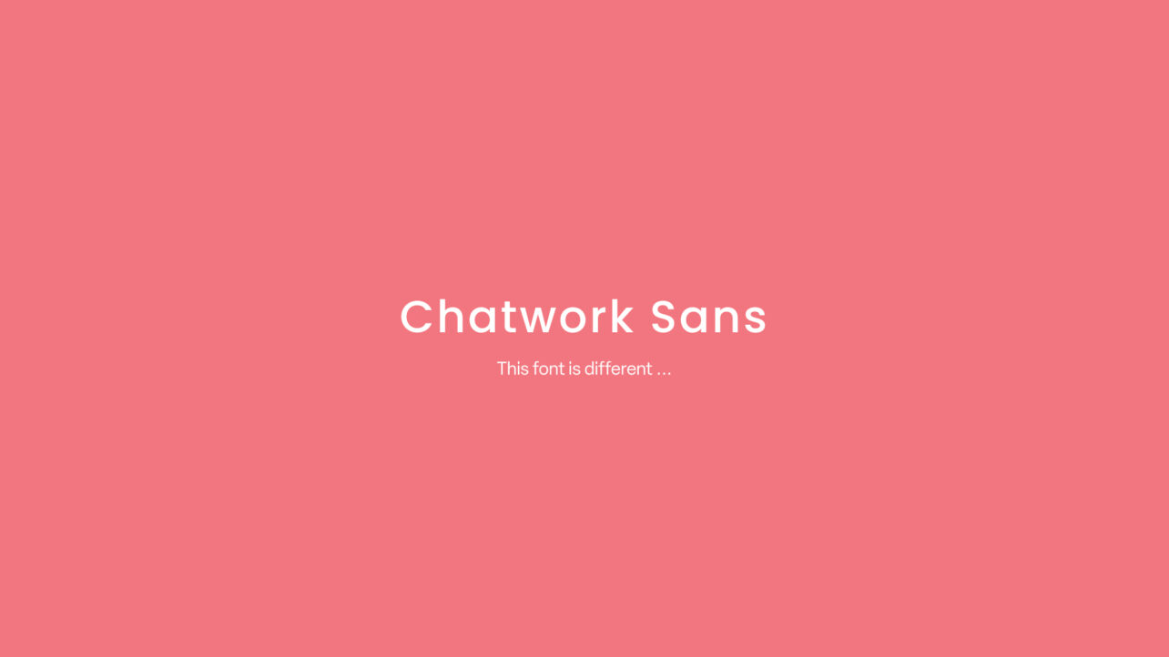 Chatwork Sans