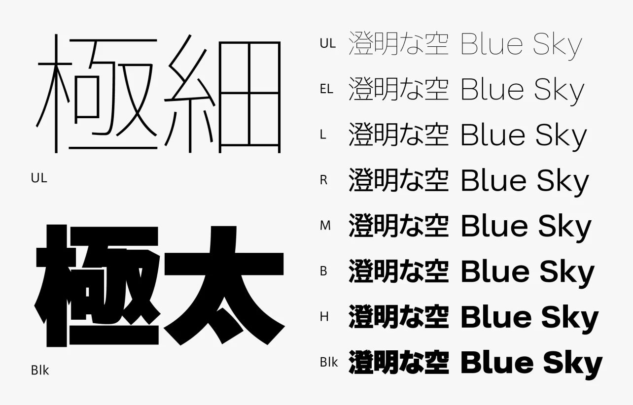 タイププロジェクト、「TPスカイ モダン」を8ウエイトに展開